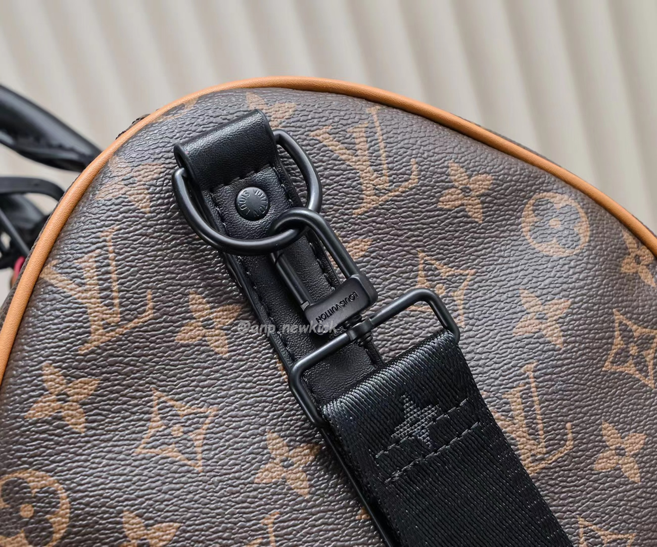 Louis Vuitton Keepall Bandouliere Monogram 50 Navy Duffel Bag (11) - www.newkick.vip